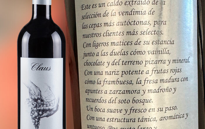 vino de autor Claus