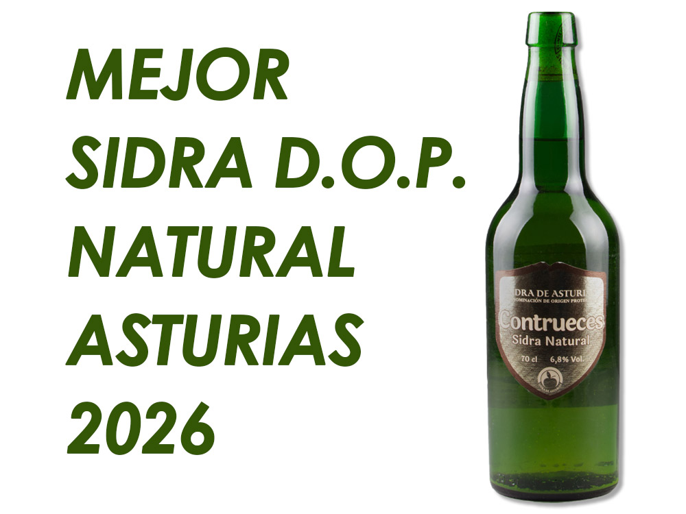 MEJOR SIDRA DOP NATURAL ASTURIAS 2026