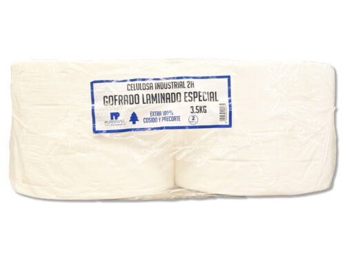 PACK 2 UNIDADES CELULOSA INDUSTRIAL 3,5 KG GOFRADA Y LAMINADA