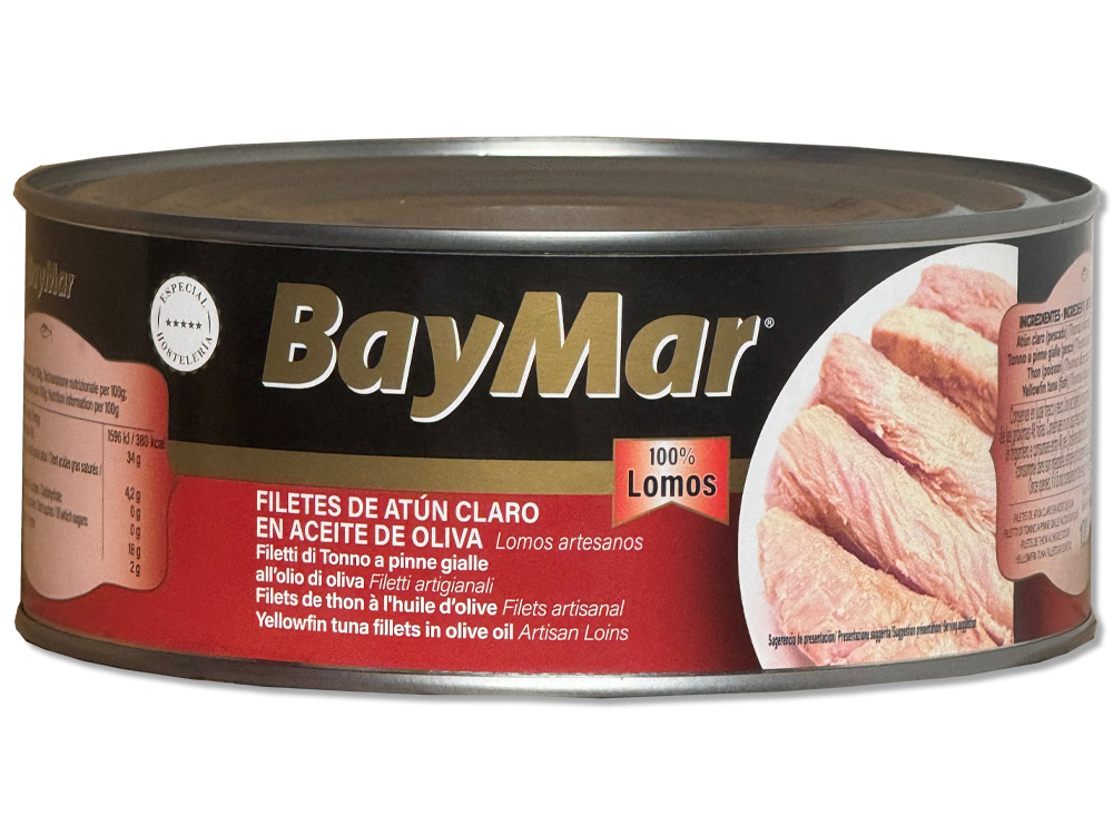 LOMOS ATÚN CLARO EN ACEITE DE OLIVA 1KG