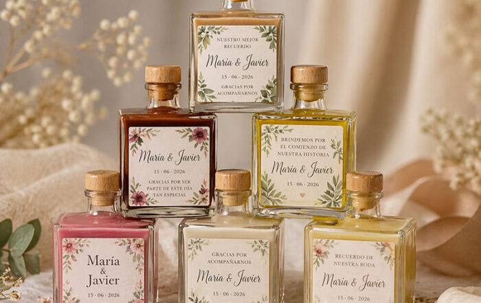 botellas de orujo para boda