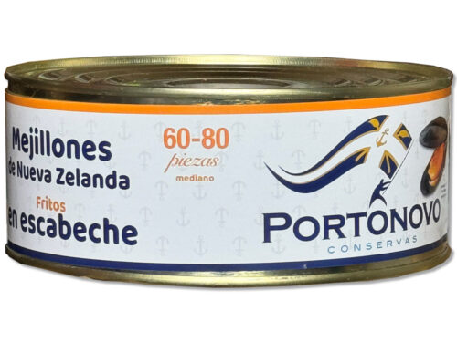 MEJILLÓN EN ESCABECHE PORTONOVO 60/80 PIEZAS 1KG